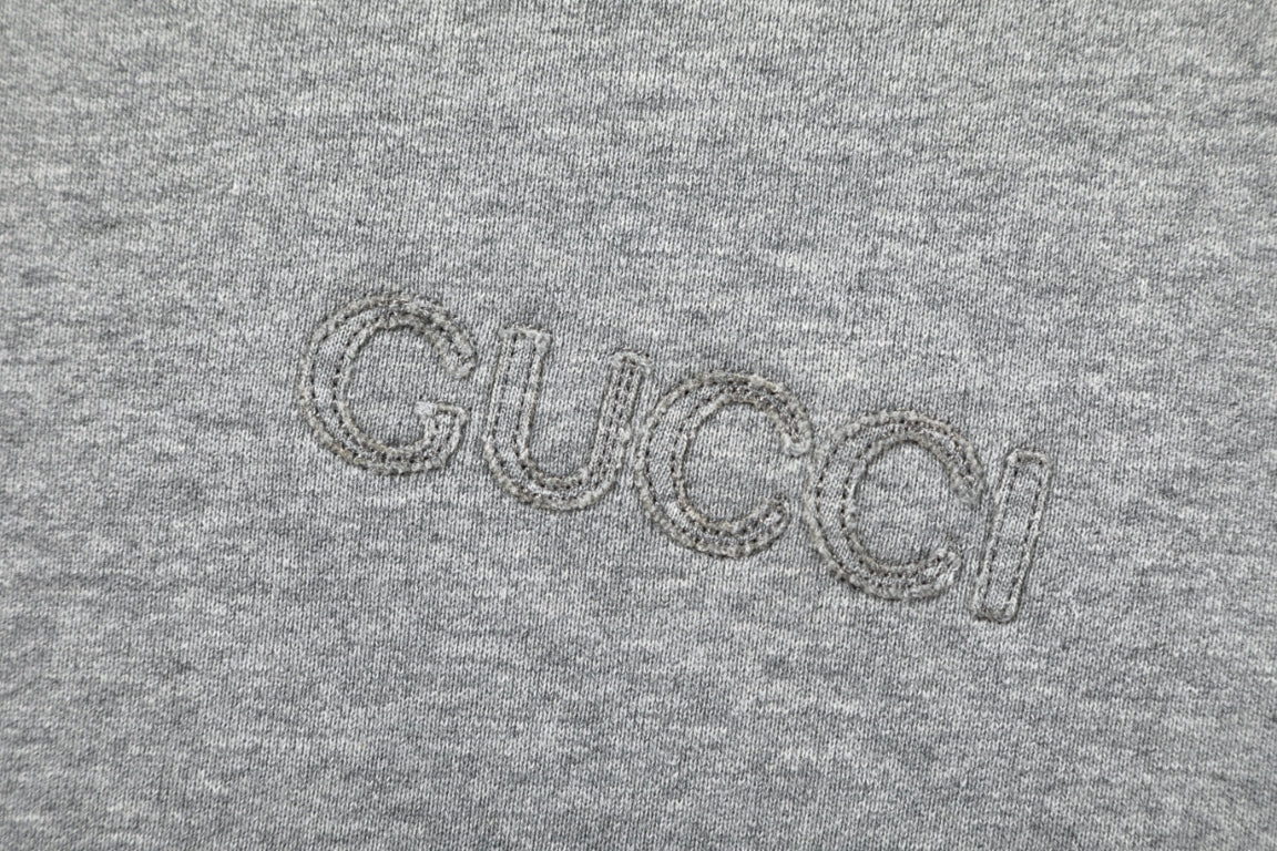 Double G Embroidered Logo Hoodie